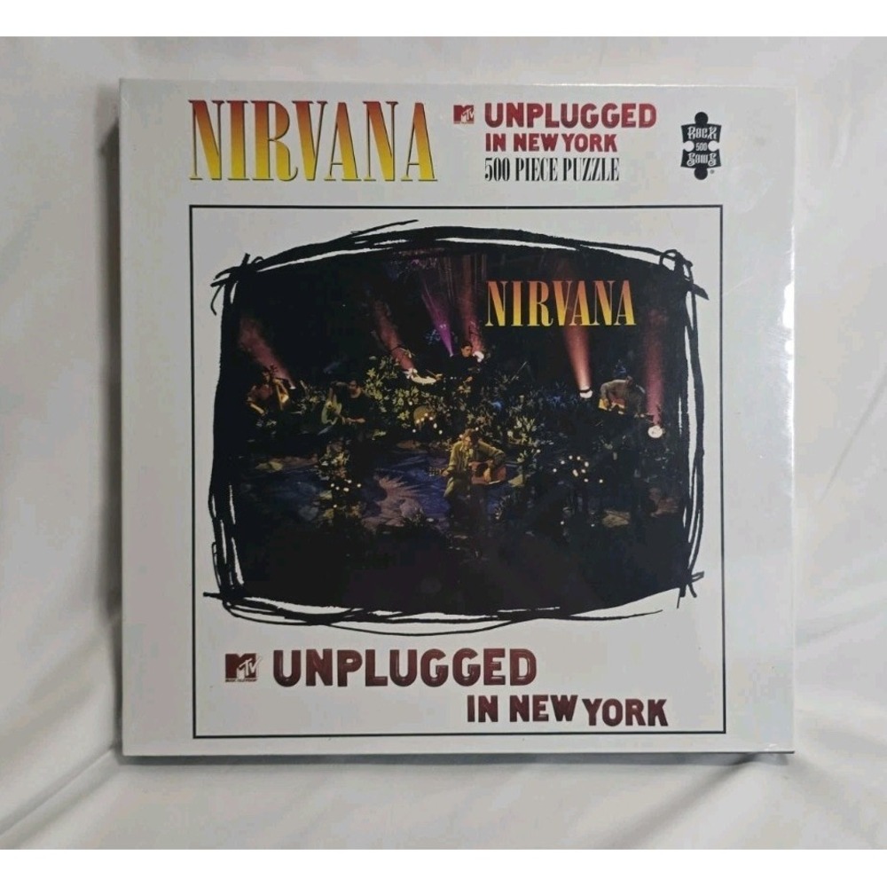 500-piece Jigsaw Puzzle Featuring The Iconic Cover Art From Nirvana's Live Album
